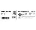 SKF Sada brzdovch destiek SK VKBP80069, VKBP 80069