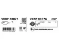 SKF Sada brzdovch destiek SK VKBP80076, VKBP 80076