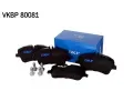 SKF Sada brzdovch destiek SK VKBP80081, VKBP 80081
