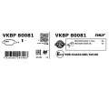 SKF Sada brzdovch destiek SK VKBP80081, VKBP 80081