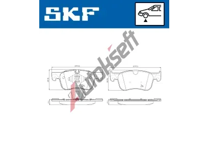 SKF Sada brzdovch destiek SK VKBP80086, VKBP 80086