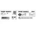 SKF Sada brzdovch destiek SK VKBP80093, VKBP 80093