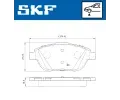 SKF Sada brzdovch destiek SK VKBP80098, VKBP 80098