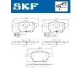 SKF Sada brzdovch destiek SK VKBP80113E, VKBP 80113 E