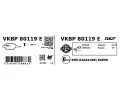 SKF Sada brzdovch destiek SK VKBP80119E, VKBP 80119 E