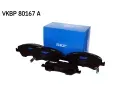 Sada brzdovch destiek SKF ‐ SK VKBP80167A