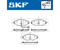 SKF Sada brzdovch destiek SK VKBP80179E, VKBP 80179 E