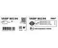 SKF Sada brzdovch destiek SK VKBP80196, VKBP 80196