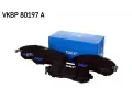 SKF Sada brzdových destiček ‐ SK VKBP80197A  SKF Sada brzdových destiček ‐ SK VKBP80197A