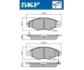 SKF Sada brzdovch destiek ‐ SK VKBP80212