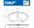 SKF Sada brzdovch destiek ‐ SK VKBP80220