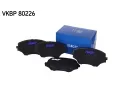 SKF Sada brzdových destiček SK VKBP80226, VKBP 80226