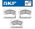 SKF Sada brzdovch destiek SK VKBP80230A, VKBP 80230 A