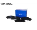 SKF Sada brzdových destiček ‐ SK VKBP80242A  SKF Sada brzdových destiček ‐ SK VKBP80242A