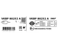 SKF Sada brzdovch destiek SK VKBP80252A, VKBP 80252 A