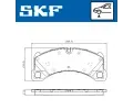 SKF Sada brzdovch destiek SK VKBP80293, VKBP 80293