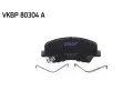 SKF Sada brzdovch destiek ‐ SK VKBP80304A