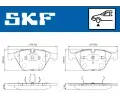 SKF Sada brzdovch destiek SK VKBP80308, VKBP 80308