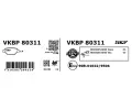 SKF Sada brzdovch destiek SK VKBP80311, VKBP 80311