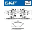 SKF Sada brzdovch destiek SK VKBP80353E, VKBP 80353 E