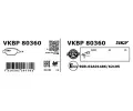 SKF Sada brzdovch destiek SK VKBP80360, VKBP 80360