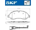 SKF Sada brzdovch destiek SK VKBP80377E, VKBP 80377 E