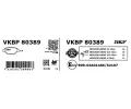 SKF Sada brzdovch destiek SK VKBP80389, VKBP 80389