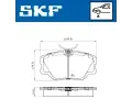 SKF Sada brzdovch destiek ‐ SK VKBP80431