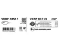 SKF Sada brzdovch destiek SK VKBP80513, VKBP 80513