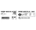 SKF Sada brzdovch destiek SK VKBP80570A, VKBP 80570 A