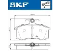 SKF Sada brzdovch destiek SK VKBP80626, VKBP 80626