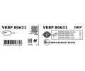 SKF Sada brzdovch destiek SK VKBP80631, VKBP 80631