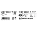SKF Sada brzdových destiček SK VKBP80637A, VKBP 80637 A