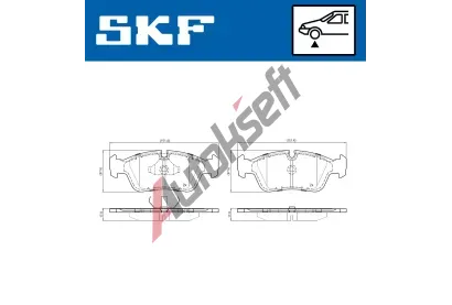 SKF Sada brzdovch destiek SK VKBP80723, VKBP 80723
