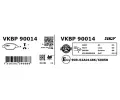 SKF Sada brzdovch destiek SK VKBP90014, VKBP 90014
