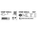 SKF Sada brzdovch destiek SK VKBP90021, VKBP 90021