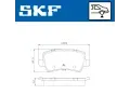 SKF Sada brzdovch destiek SK VKBP90027, VKBP 90027