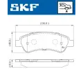 SKF Sada brzdovch destiek SK VKBP90045, VKBP 90045