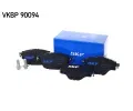 SKF Sada brzdovch destiek SK VKBP90094, VKBP 90094