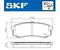SKF Sada brzdovch destiek ‐ SK VKBP90136