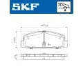 SKF Sada brzdovch destiek SK VKBP90255, VKBP 90255