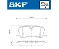 SKF Sada brzdovch destiek ‐ SK VKBP90257