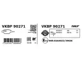 SKF Sada brzdových destiček SK VKBP90271, VKBP 90271
