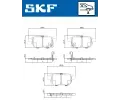 SKF Sada brzdovch destiek ‐ SK VKBP90282A