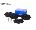SKF Sada brzdovch destiek ‐ SK VKBP90366