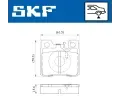 SKF Sada brzdovch destiek SK VKBP90373, VKBP 90373