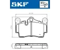 SKF Sada brzdovch destiek SK VKBP90378, VKBP 90378