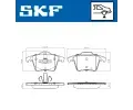 SKF Sada brzdovch destiek SK VKBP90392, VKBP 90392