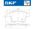 SKF Sada brzdovch destiek SK VKBP90407, VKBP 90407
