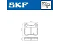 SKF Sada brzdovch destiek SK VKBP90501, VKBP 90501